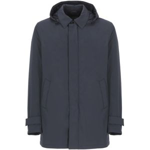 Herno, Heren, Jassen, Blauw, Maat: 2XL