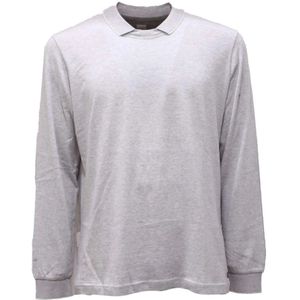 Eleventy, Heren, Tops, Grijs, Maat: M Katoen,