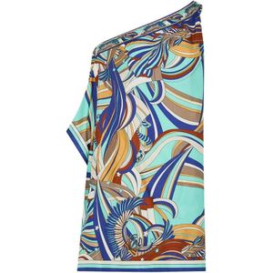 Camilla, Dames, Jurken, Veelkleurig, Maat: S Zijde,