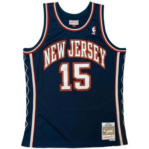 Mitchell & Ness, Heren, Sport, Blauw, Maat: XL Jersey,