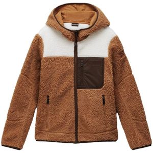 Napapijri, Heren, Jassen, Bruin, Maat: XS Fleece,