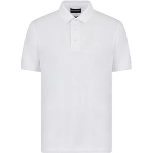 Emporio Armani, Heren, Tops, Wit, Maat: M Jersey,