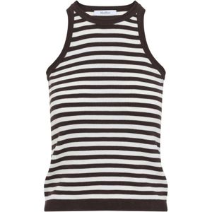 Max Mara, Dames, Tops, Veelkleurig, Maat: XS Katoen,