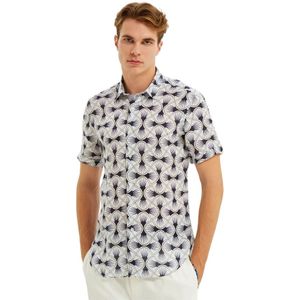 Peninsula, Heren, Overhemden, Veelkleurig, Maat: 2XL Linnen,