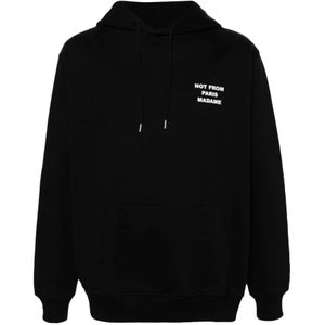 Drole de Monsieur, Heren, Sweatshirts & Hoodies, Zwart, Maat: L Katoen,