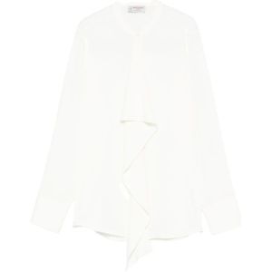 Alberto Biani, Dames, Blouses & Shirts, Beige, Maat: S