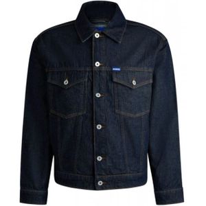 Hugo, Heren, Jassen, Blauw, Maat: L Katoen,