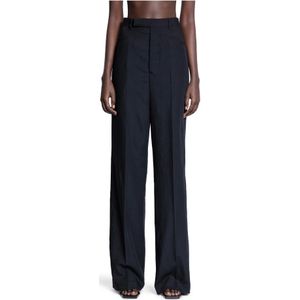 Rick Owens, Dames, Broeken, Zwart, Maat: M Wol,