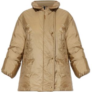 Moncler, Dames, Jassen, Beige, Maat: XS Polyamide,