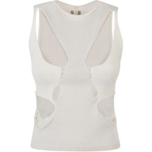 Rick Owens, Dames, Truien, Beige, Maat: M Wol,