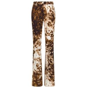 Roberto Cavalli, Dames, Broeken, Bruin, Maat: 2XS