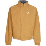 Nike, Heren, Jassen, Bruin, Maat: S Katoen,