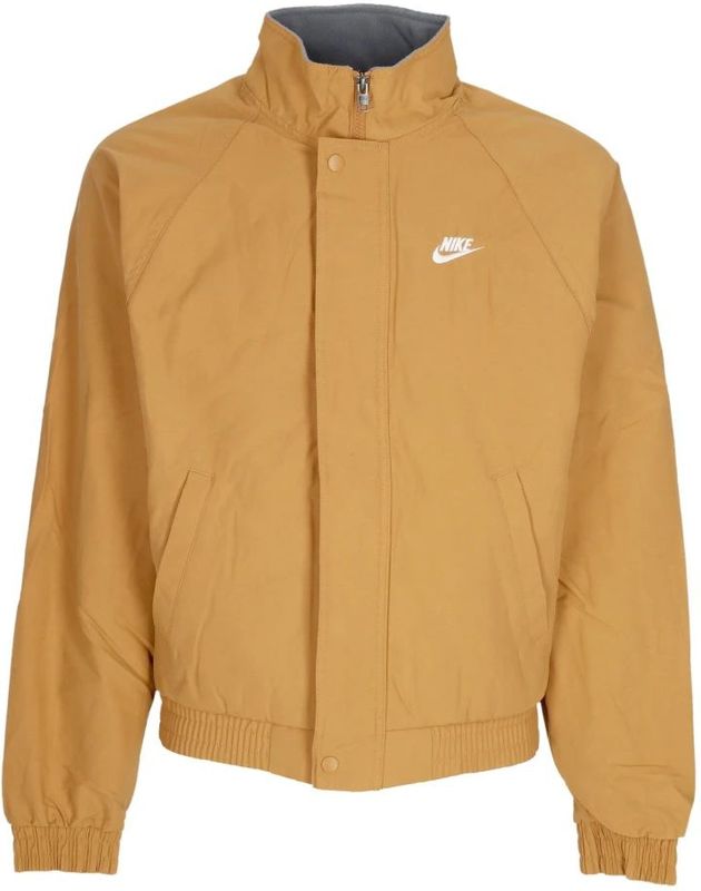 Nike, Heren, Jassen, Bruin, Maat: S Katoen,