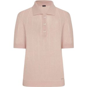 Kiton, Dames, Truien, Roze, Maat: XS Zijde,