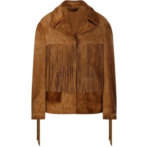 Golden Goose - Journey Collection - Suède Jas - Bruin - Dames