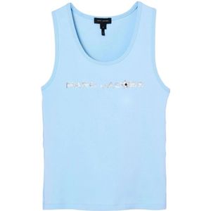 Marc Jacobs, Dames, Tops, Blauw, Maat: XS Katoen,