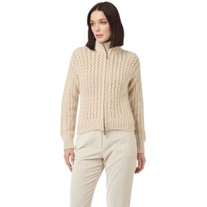 Eleventy, Dames, Truien, Beige, Maat: XS Wol,