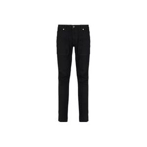 Balmain Slim-fit denim jeans , Black , Heren , Maat: W33