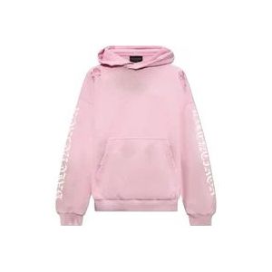 Balenciaga Vintage effect sweatshirt , Pink , Dames , Maat: XS