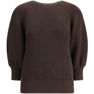 Ella, Dames, Truien, Bruin, Maat: M