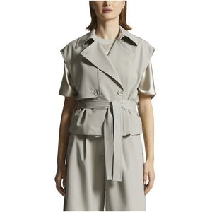 Peserico, Dames, Jassen, Grijs, Maat: S