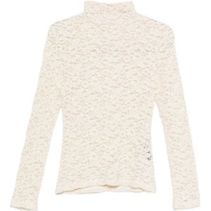 Seventy, Dames, Truien, Beige, Maat: L Katoen,