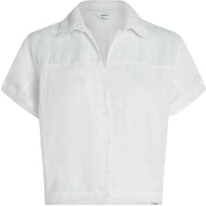 Penn&Ink N.y, Dames, Blouses & Shirts, Wit, Maat: S Linnen,