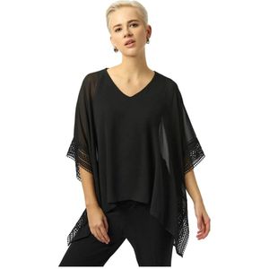Joseph Ribkoff, Dames, Blouses & Shirts, Zwart, Maat: M