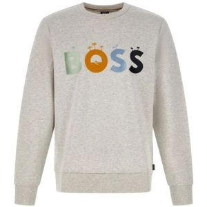 Hugo, Heren, Sweatshirts & Hoodies, Grijs, Maat: 2XL Katoen,