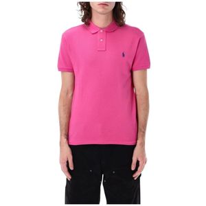 Polo Ralph Lauren, Heren, Tops, Roze, Maat: S Katoen,