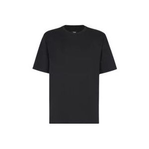 Fendi Staff Only Zwarte T-shirts en Polos , Black , Heren , Maat: M