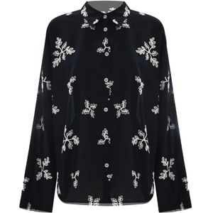 Kocca, Dames, Blouses & Shirts, Zwart, Maat: L