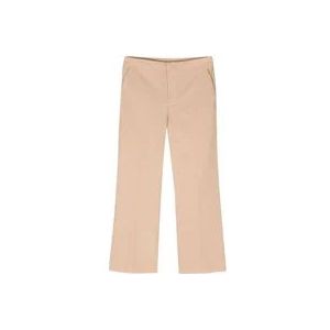 Twinset Ginger Root Straight Pants , Beige , Dames , Maat: L
