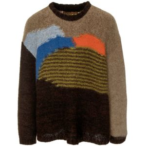 Brain Dead, Heren, Truien, Veelkleurig, Maat: 2XL Wol,