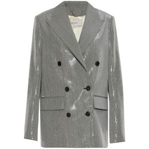 Golden Goose, Dames, Jassen, Grijs, Maat: XS