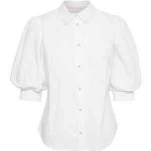 Karen by Simonsen, Dames, Blouses & Shirts, Wit, Maat: XS