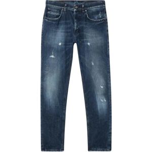 Dondup, Heren, Jeans, Blauw, Maat: W38 Denim,