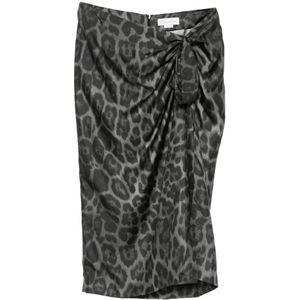 Stella McCartney, Dames, Rokken, Grijs, Maat: XS Zijde,