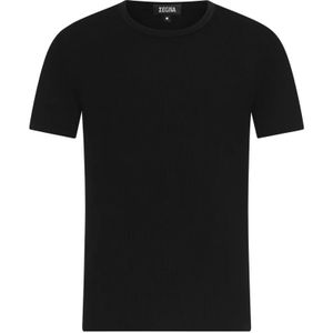 Zegna, Heren, Tops, Zwart, Maat: S Katoen,