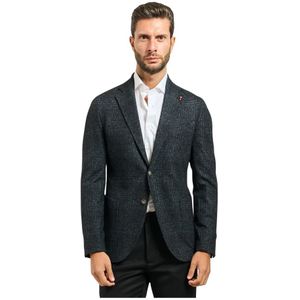 Mulish, Heren, Jassen, Blauw, Maat: L Wol,