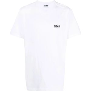 Golden Goose, Heren, Tops, Wit, Maat: M Katoen,