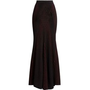 Roberto Cavalli, Dames, Rokken, Zwart, Maat: S Viscose,
