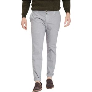 Jacob Cohën, Heren, Broeken, Grijs, Maat: W35