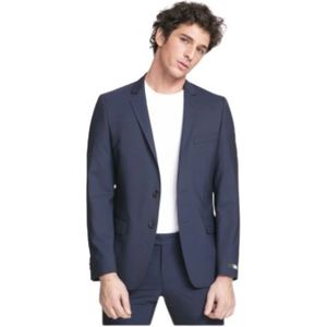 Karl Lagerfeld, Heren, Pakken, Blauw, Maat: XS Wol,