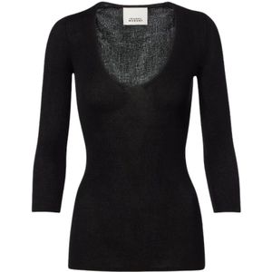 Isabel Marant, Dames, Truien, Zwart, Maat: S Viscose,