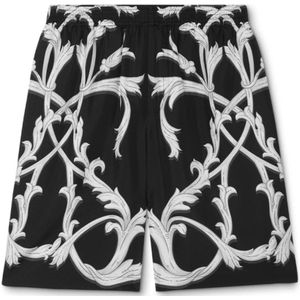 Versace, Heren, Korte broeken, Zwart, Maat: L Zijde,
