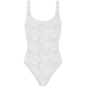 MC2 Saint Barth, Dames, Badkleding, Grijs, Maat: S/M