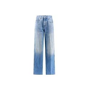 Gucci Rechte jeans , Blue , Dames , Maat: W25
