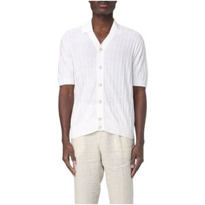 Paolo Pecora, Heren, Tops, Wit, Maat: XL Katoen,