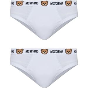 Moschino, Heren, Ondergoed, Wit, Maat: XL Katoen,